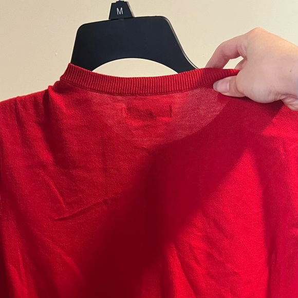 Chaps red light cardigan 3/4 sleeve length - Picture 4 of 7